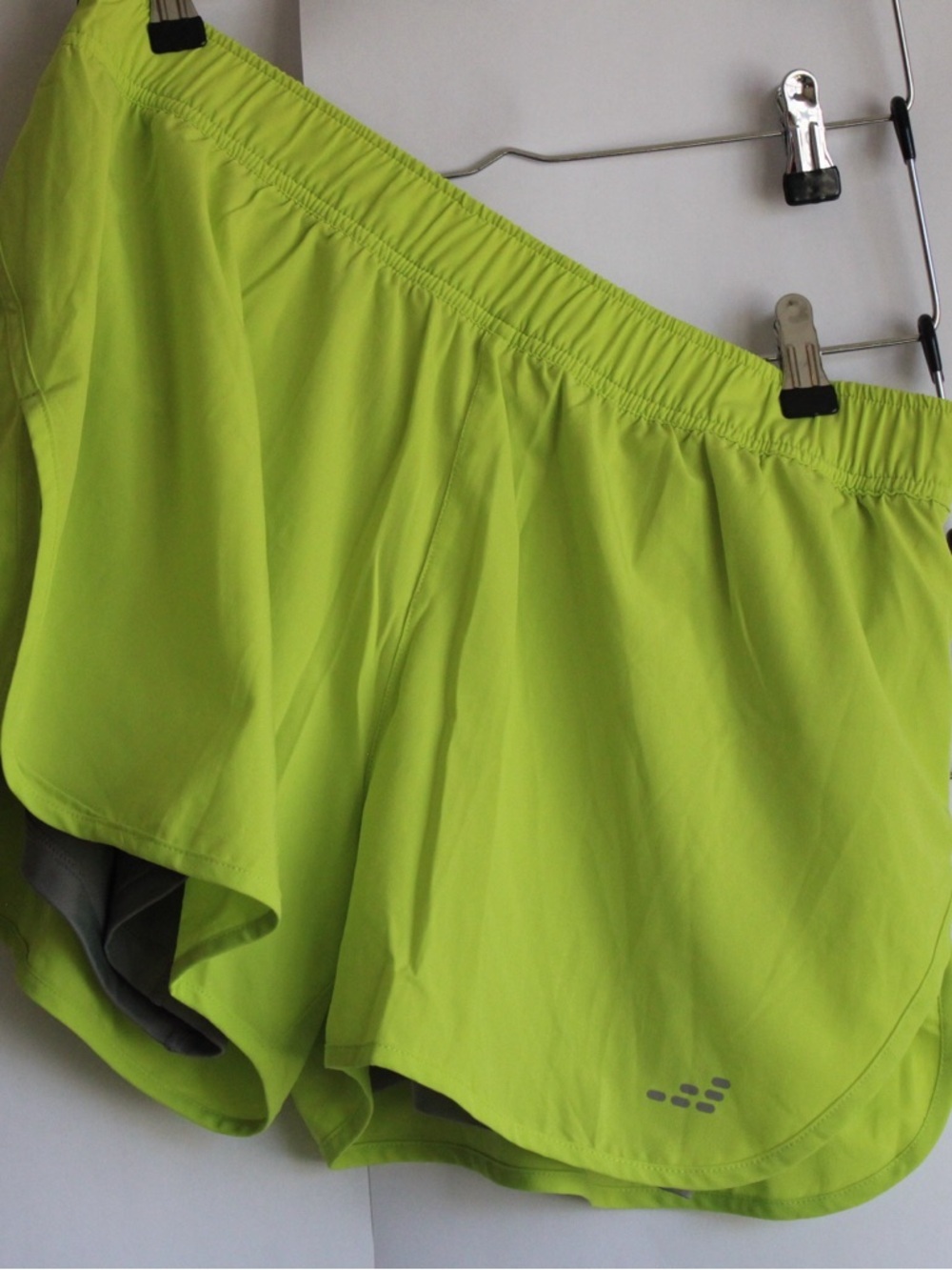 DSG Forest Green Athletic Shorts with Built-In Bike Shorts L